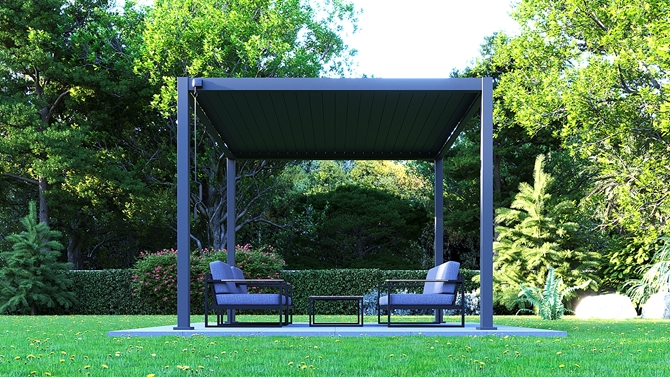 3.0m x 3.0m Kozmos Pergola 