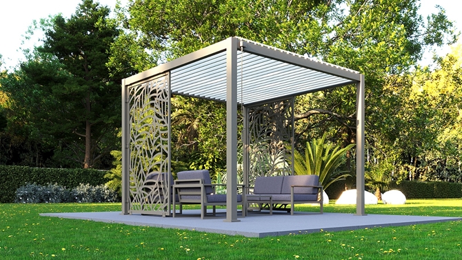 3.0m x 3.0m Kozmos Pergola 