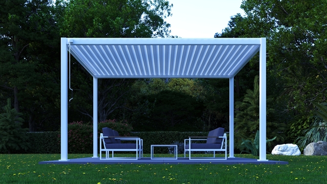 3.0m x 3.0m Kozmos Pergola 