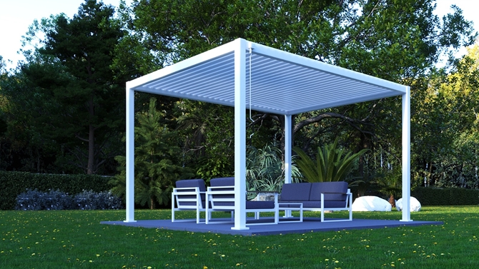 3.54m x 3.54m Kozmos Pergola 