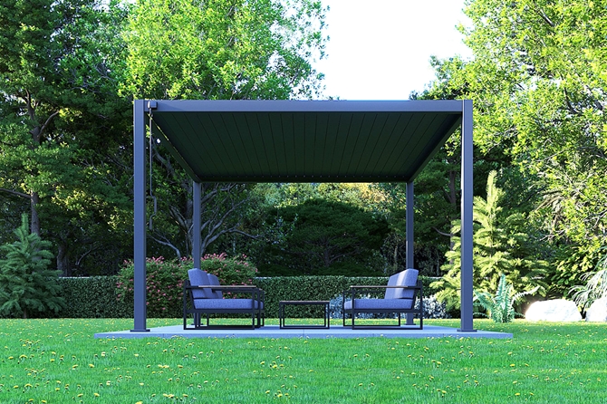 3.54m x 3.54m Kozmos Pergola 